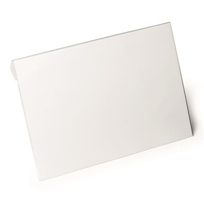 Logisztikai zseb, behajtható, A4, fekvő, DURABLE "HARD COVER", átlátszó
