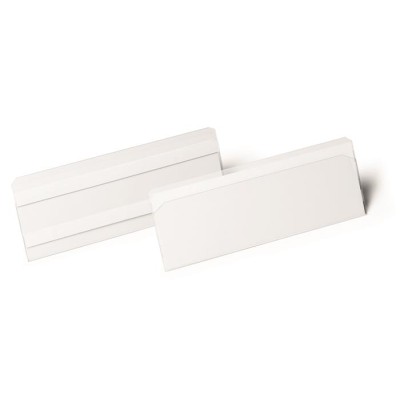 Logisztikai zseb, 210x74 mm, fekvő, DURABLE "HARD COVER", öntapadó csíkkal, átlátszó