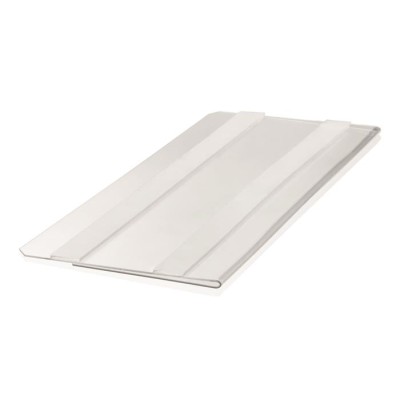 Logisztikai zseb, 210x74 mm, fekvő, DURABLE "HARD COVER", öntapadó csíkkal, átlátszó