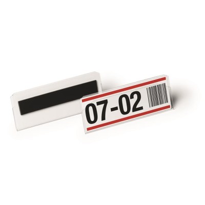 Logisztikai zseb, 100x38 mm, fekvő, DURABLE, mágneses, átlátszó Logisztikai zseb, 100x38 mm, fekvő, DURABLE, mágneses, átlátszó