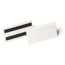 Logisztikai zseb, mágneses, 150x67 mm, fekvő, DURABLE "HARD COVER", átlátszó