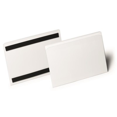 Logisztikai zseb, mágneses, A5, fekvő, DURABLE "HARD COVER", átlátszó