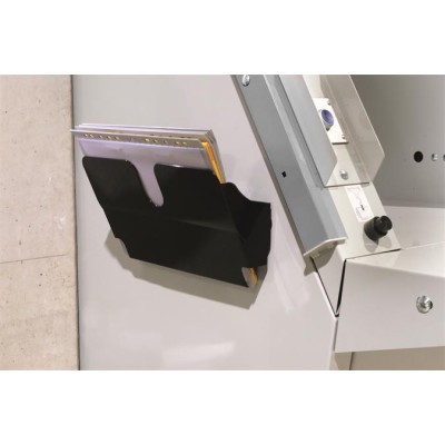 Prospektustartó, fali, fekvő, A4, mágneses, DURABLE "FLEXIPLUS", fekete