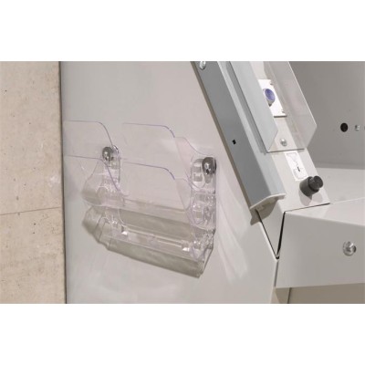 Prospektustartó, fali, fekvő, A4, mágneses, DURABLE "FLEXIPLUS 2", áttetsző