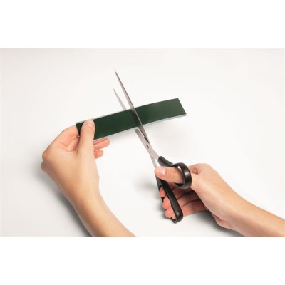 Fémszalag, öntapadó, 3,5 cm x 5 m, DURABLE, fehér, 10 db mágnessel