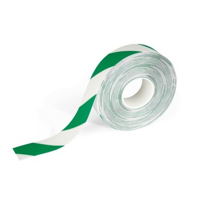 Jelölőszalag, 50 mm x 30 m, 0,7 mm, DURABLE, "DURALINE ", zöld-fehér