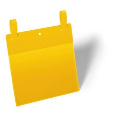 Logisztikai zseb, szalaggal, A5, fekvő, DURABLE, sárga