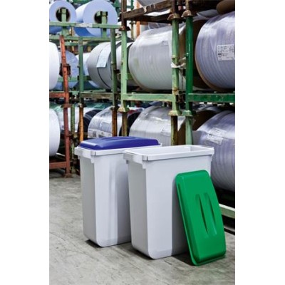 Tető, 60 l-es szemeteshez, műanyag, DURABLE "Durabin®", zöld