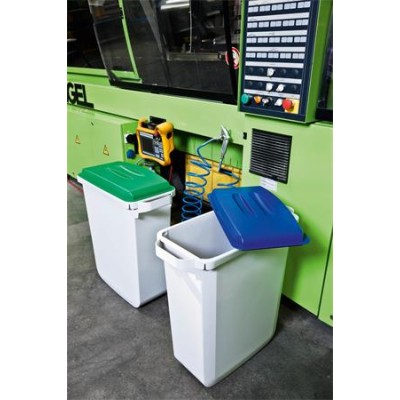 Tető, 60 l-es szemeteshez, műanyag, DURABLE "Durabin®", kék