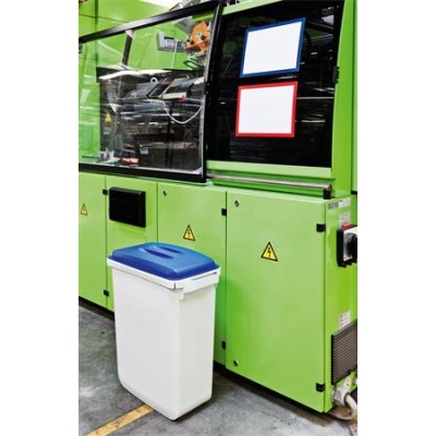 Tető, 60 l-es szemeteshez, műanyag, DURABLE "Durabin®", kék