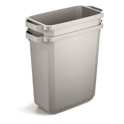 Szemetes, 60 l, műanyag, DURABLE "DURABIN ECO", szürke
