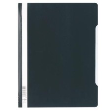 Gyorsfűző, PP, A4+, DURABLE, fekete