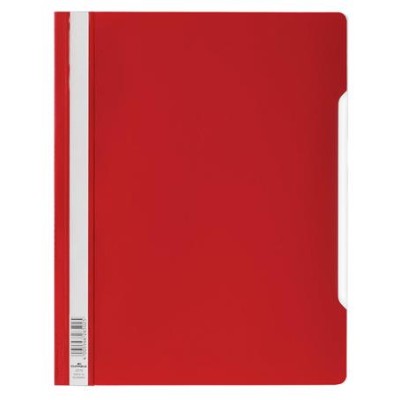 Gyorsfűző, PP, A4+, DURABLE, piros