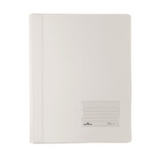 Gyorsfűző, A4, extra erős, DURABLE "DURALUX®", áttetsző fehér