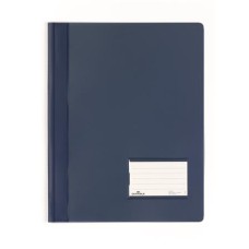 Gyorsfűző, A4, extra erős, széles, DURABLE, sötétkék