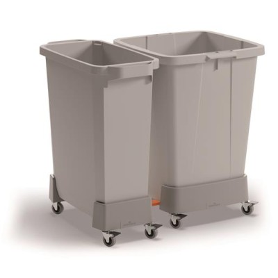 Szállítókocsi, 60 liter, rPP, DURABLE, grafit
