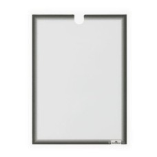 Dokumentumtartó, A4, öntapadó, DURABLE, szürke
