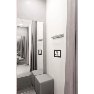 Posztertábla, fali, A5, alumínium keret, DURABLE, fekete