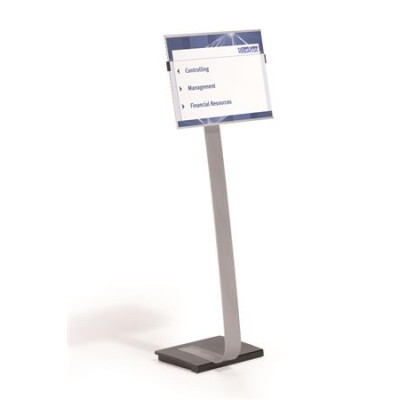 Padlóállvány, A3, DURABLE "INFO SIGN", ezüst