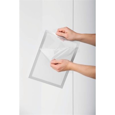 Infokeret, A4, elektrosztatikus, DURABLE "DURAFRAME® SUN", fekete