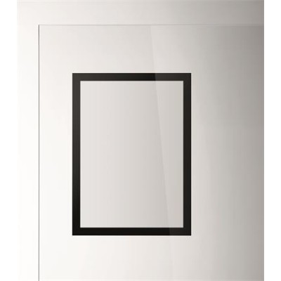Infokeret, A4, elektrosztatikus, DURABLE "DURAFRAME® SUN", fekete