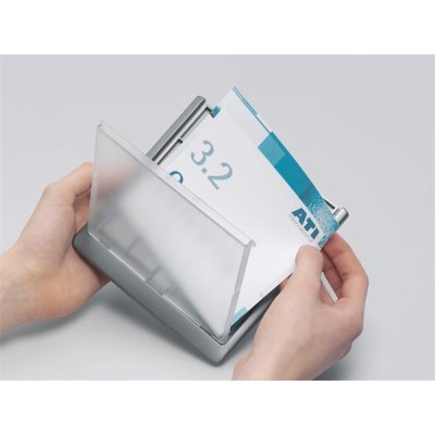 Információs tábla, 149x52,5 mm, DURABLE "CLICK SIGN", fehér