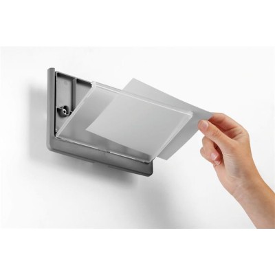 Információs tábla, 149x52,5 mm, DURABLE "CLICK SIGN", fehér