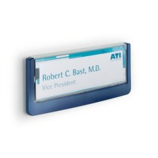 Információs tábla, 149x52,5 mm, DURABLE "CLICK SIGN", kék