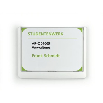 Információs tábla, 149x105,5 mm, DURABLE "CLICK SIGN", fehér