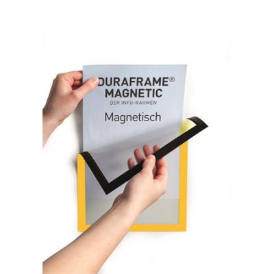 Infokeret, A4, mágneses, DURABLE "DURAFRAME® MAGNETIC", sárga Infokeret, A4, mágneses, DURABLE "DURAFRAME® MAGNETIC", sárga