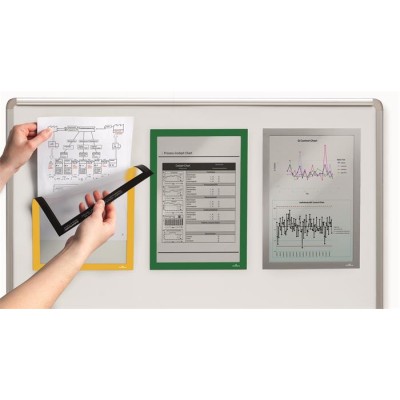 Infokeret, A4, mágneses, DURABLE "DURAFRAME® MAGNETIC", sárga Infokeret, A4, mágneses, DURABLE "DURAFRAME® MAGNETIC", sárga