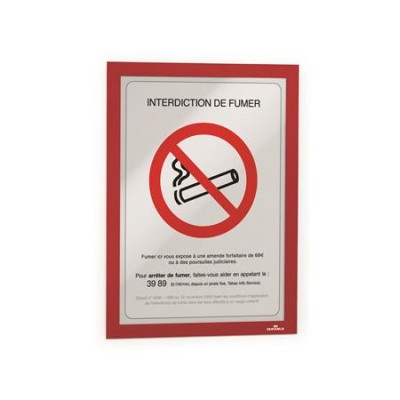 Infokeret, A4, öntapadó háttal, DURABLE "DURAFRAME®", piros Infokeret, A4, öntapadó háttal, DURABLE "DURAFRAME®", piros