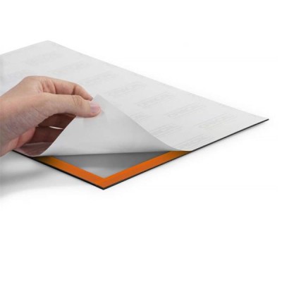 Infokeret, A4, öntapadó háttal, DURABLE "DURAFRAME®", narancs