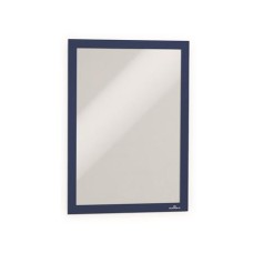 Infokeret, A4, öntapadó háttal, DURABLE "DURAFRAME®", sötétkék