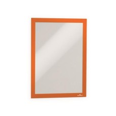 Infokeret, A4, öntapadó háttal, DURABLE "DURAFRAME®", narancssárga