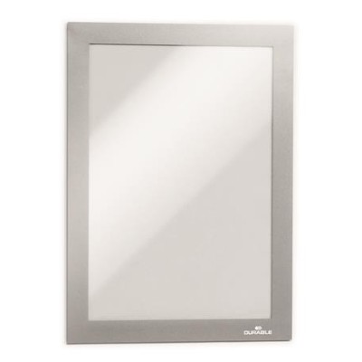 Infokeret, A5, mágneses, DURABLE "DURAFRAME MAGNETIC", ezüst