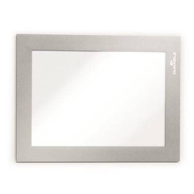 Infokeret, A6, mágneses, DURABLE "DURAFRAME MAGNETIC", ezüst