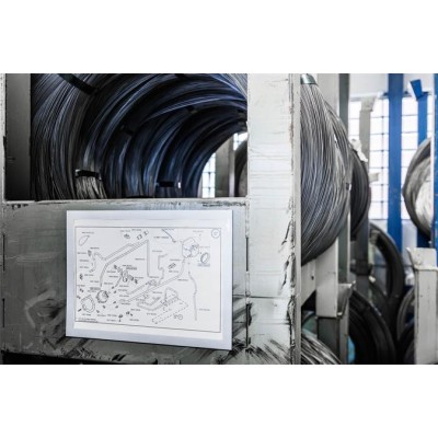 Infokeret, A4, mágneses, DURABLE "DURAFRAME® MAGNETIC PLUS", ezüst
