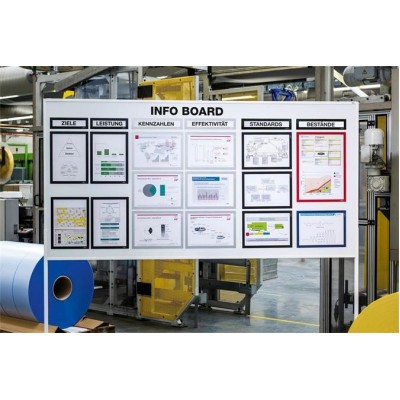 Bemutató fejléc, 297x40 mm, mágneses, DURABLE "DURAFRAME® MAGNETIC TOP", fekete Bemutató fejléc, 297x40 mm, mágneses, DURABLE "DURAFRAME® MAGNETIC TOP", fekete