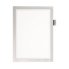 Infokeret, A4, öntapadó, jegyzetelhető, DURABLE DURAFRAME® "NOTE", ezüst