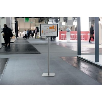 Padlóállvány, A3, DURABLE "INFO STAND BASIC" antracit-szürke