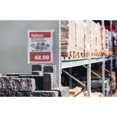 Információs tasak, vízálló, mágneses, A4, DURABLE