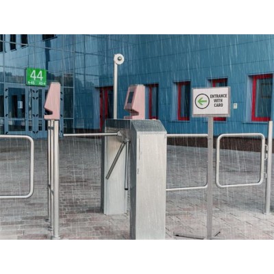 Padlóállvány, kültéri, A4, DURABLE "INFO STAND", antracit-szürke