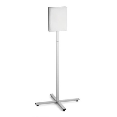 Padlóállvány, kültéri, A4, DURABLE "INFO STAND", antracit-szürke