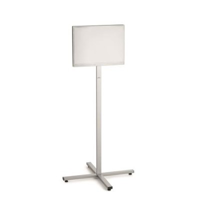 Padlóállvány, kültéri, A3, DURABLE "INFO STAND", antracit-szürke