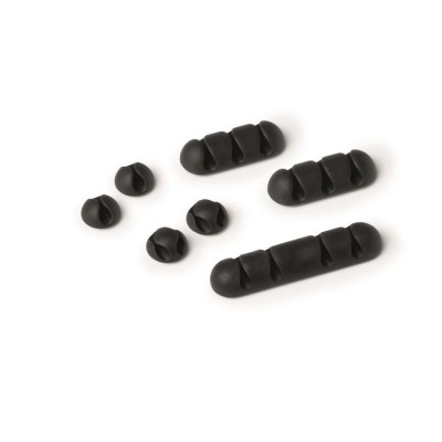 Kábelrendező tappancs, öntapadó, DURABLE "CAVOLINE® Clip mix", szürke