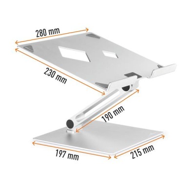 Laptop állvány, DURABLE "Rise"