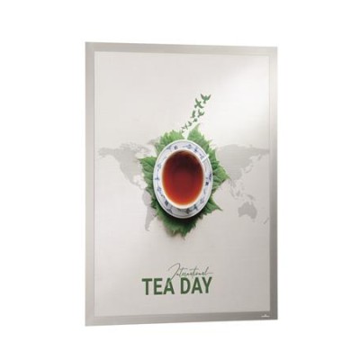 Infokeret, 50x70 cm, DURABLE "DURAFRAME POSTER", ezüst