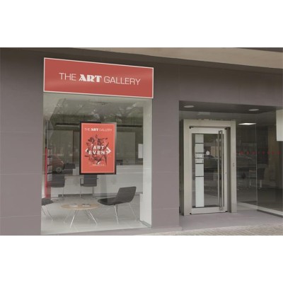 Infokeret, 70x100 cm, DURABLE "DURAFRAME POSTER", fekete