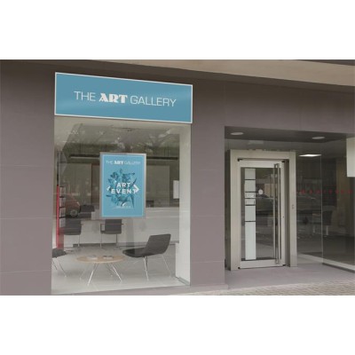 Infokeret, 70x100 cm, DURABLE "DURAFRAME POSTER", ezüst